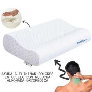 Almohada Memory Foam Ortopédica Cervical