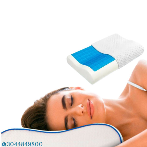 Almohada Memory Foam Cool Gel Ortopedica