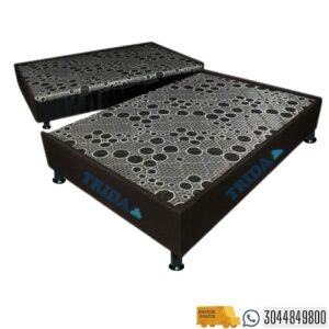 Base Cama Dividida Con tela Acolchada 100x190cm