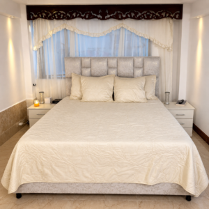 140x190 Combo Premium Base + Cabecera 3D + Colchón Doble Pillow