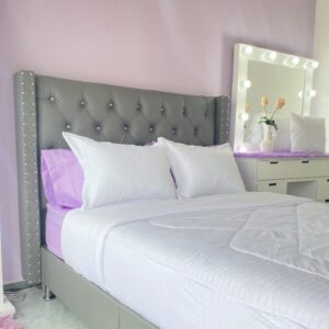 Cama + Colchón Ortopédico Doble Pillow Resortado 140cm