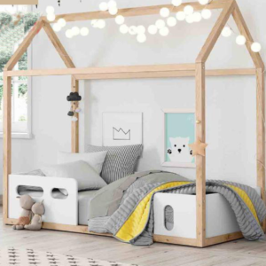 Montessori l Conjunto de Cama y Colchoneta 150x90cm