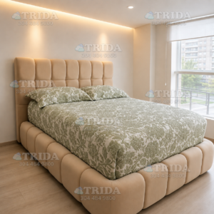 140x190 Descanso Superior: Cama Nube 140x190 con Colchón Doble Pillow