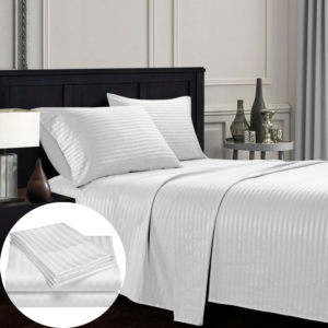 Juego de sábanas Blancas 140x190cm