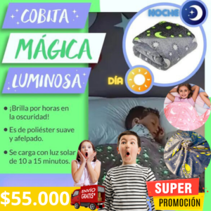 Brilla Niños: Cobija Luminosa para Sueños Mágicos