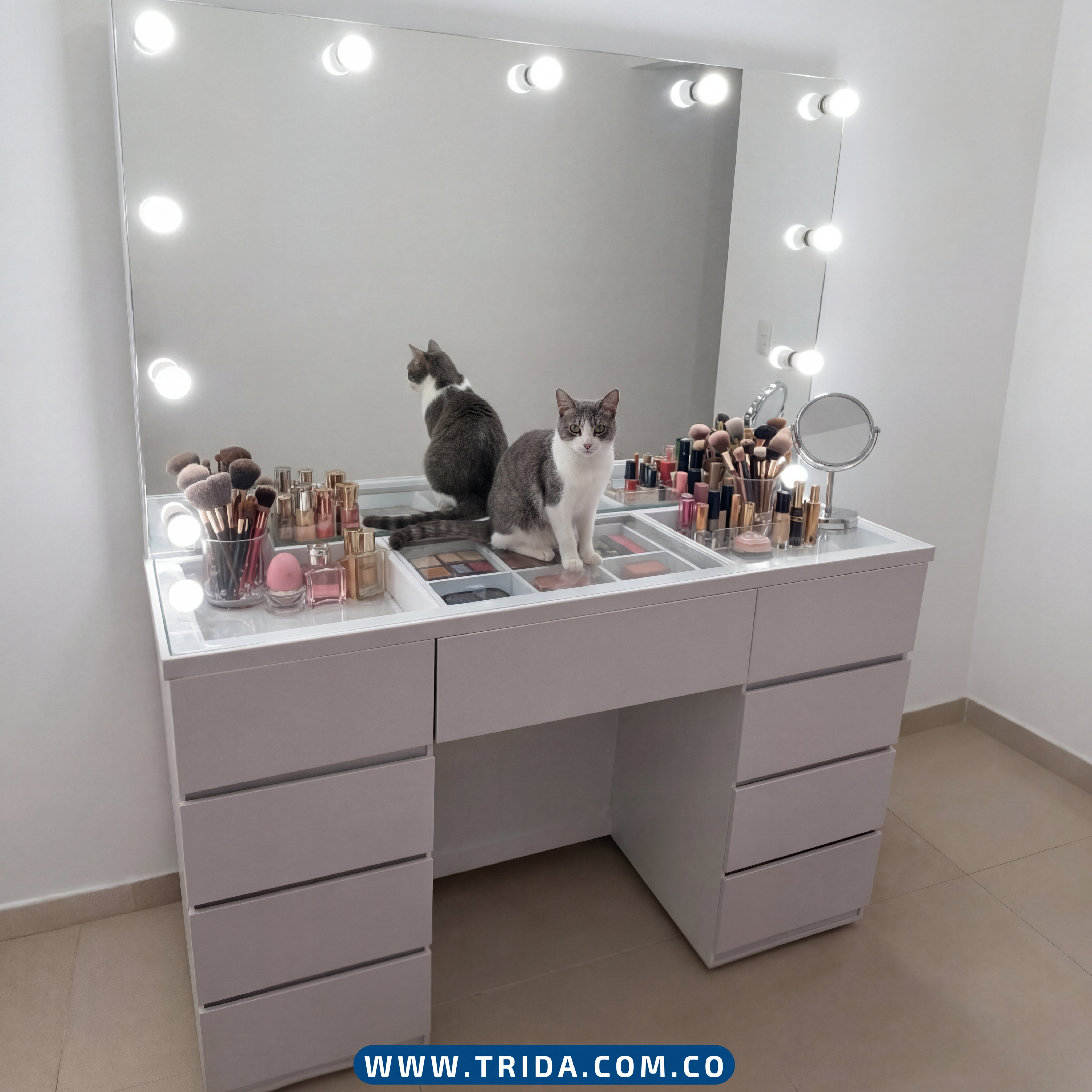 Tocador Imperial Glow Hollywood 120×175 cm